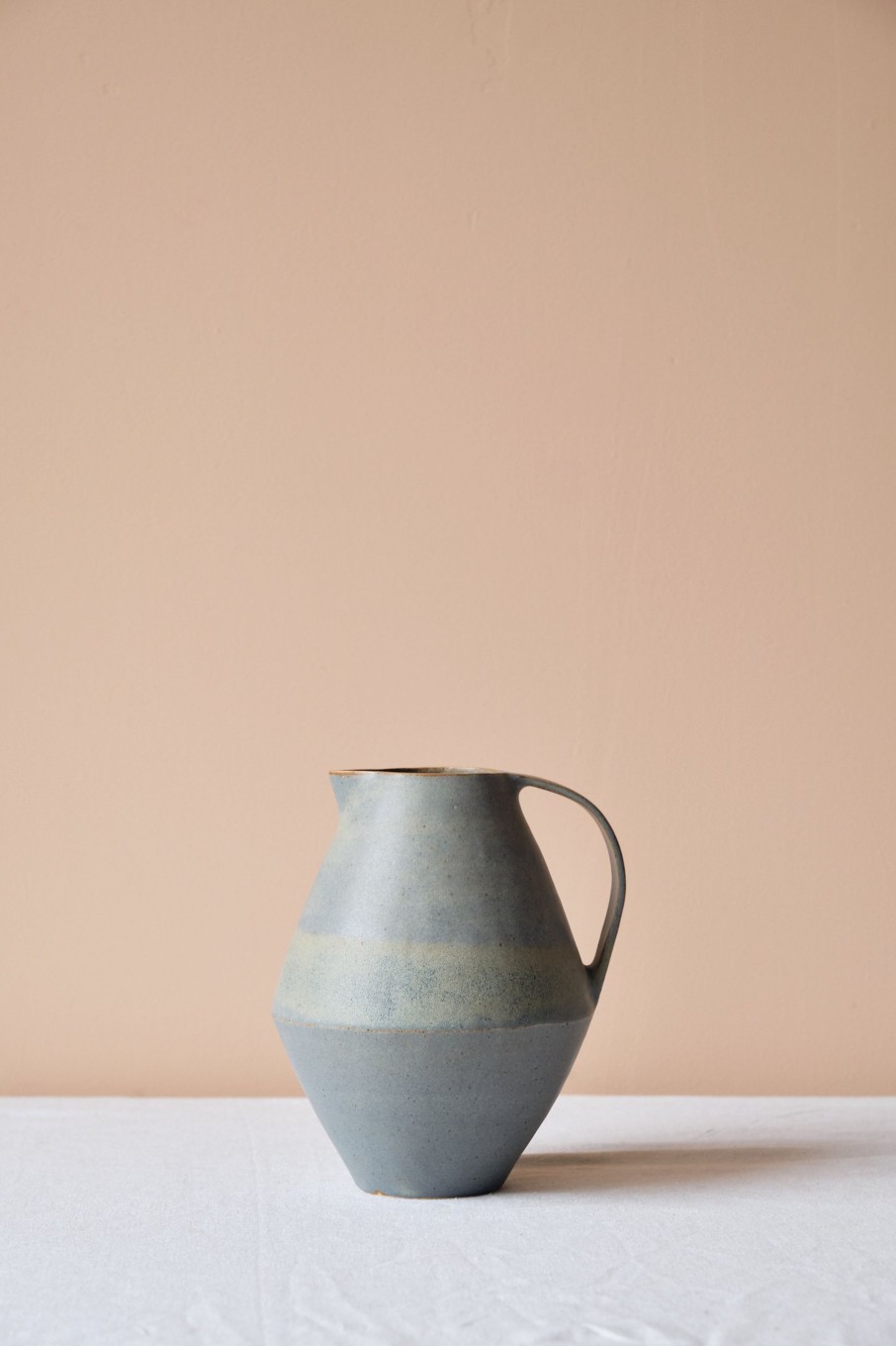 Ceramic POPHAMS | Blue Coiled Jug By Jayne Kersten