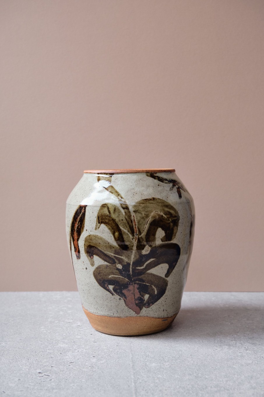 Ceramic POPHAMS | Large Monstera Vase By Jack Welbourne