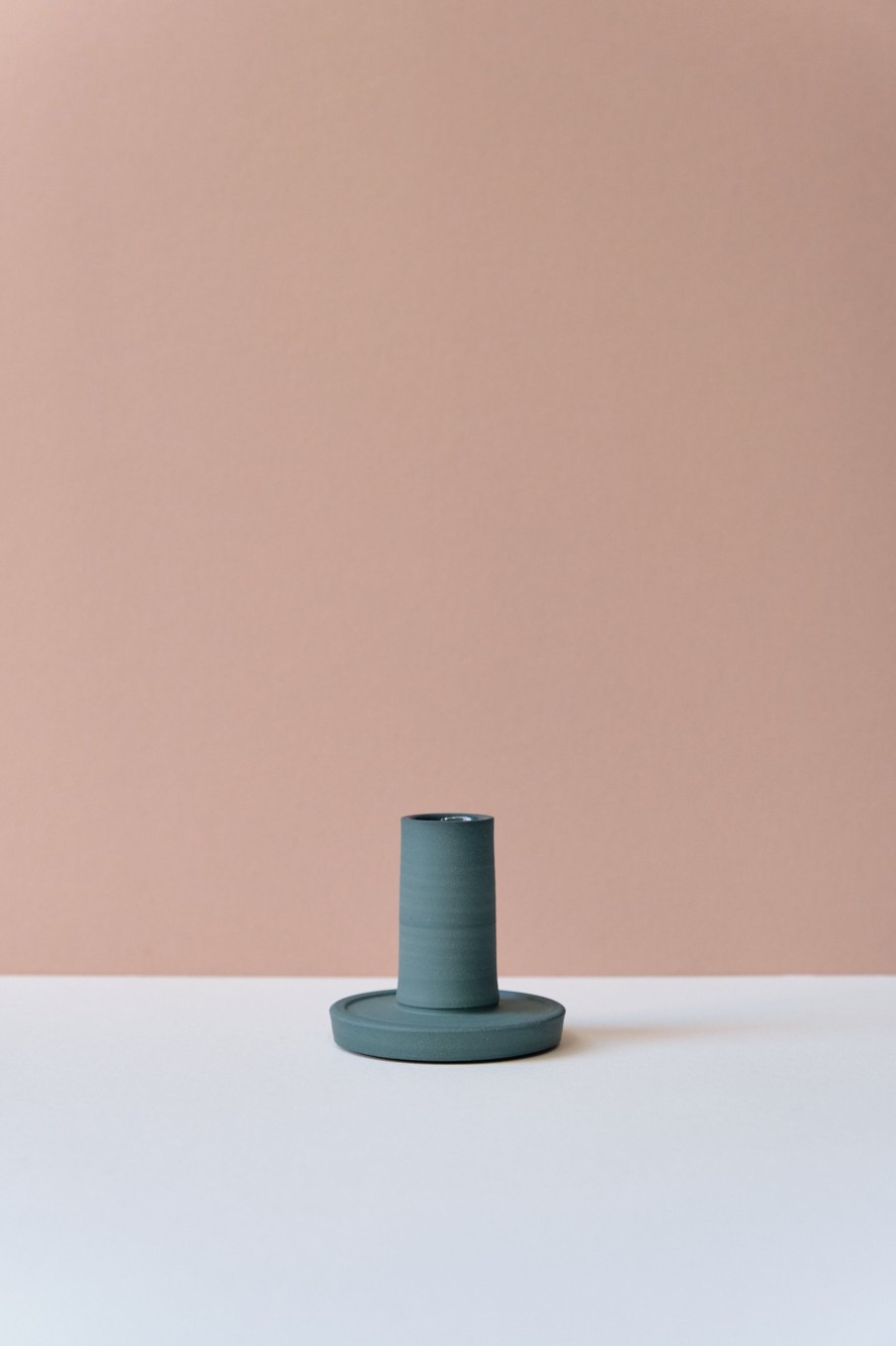 Ceramic POPHAMS | Teal Candle Holder By Andrea Roman