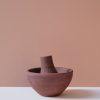 Ceramic POPHAMS | Red Clay Pestle & Mortar By Grace Mccarthy