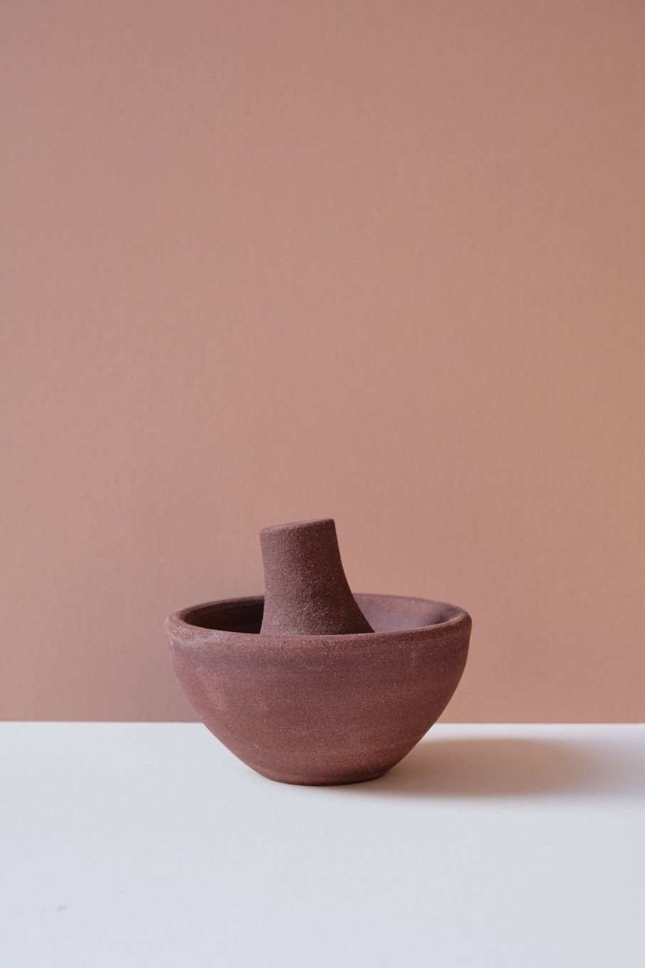 Ceramic POPHAMS | Red Clay Pestle & Mortar By Grace Mccarthy