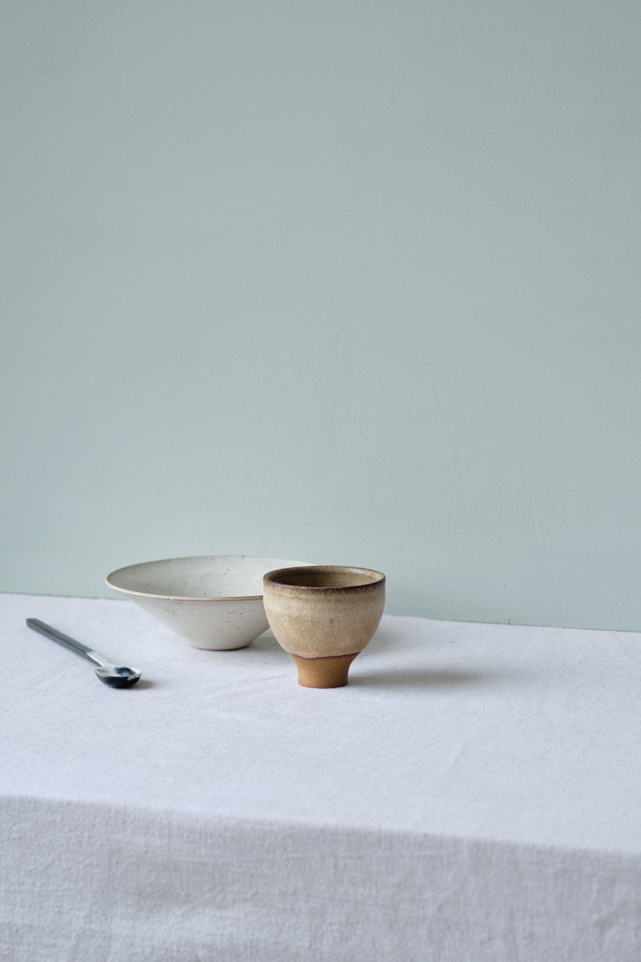 Ceramic POPHAMS | Footed Cortado Cup By Lucia Ocejo