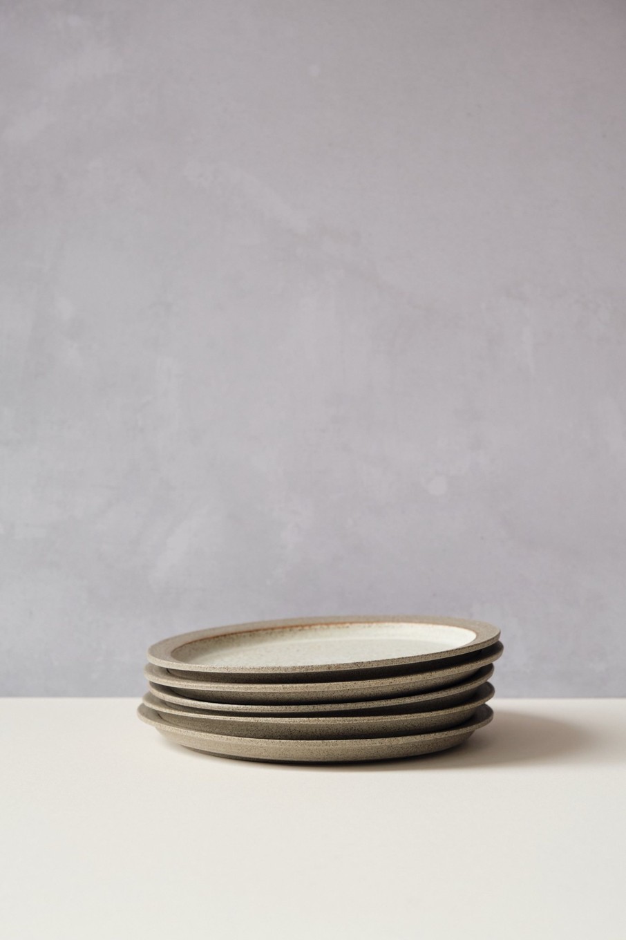 Ceramic POPHAMS | Grey Side Plate By Rebecca Morris