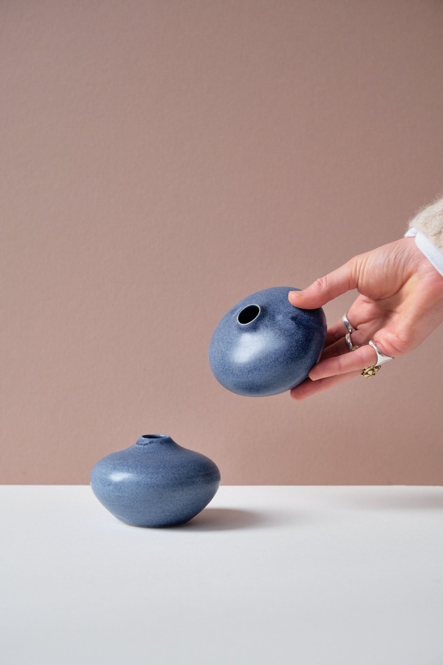 Living POPHAMS | Blue Bud Vase By Daniel Smyth