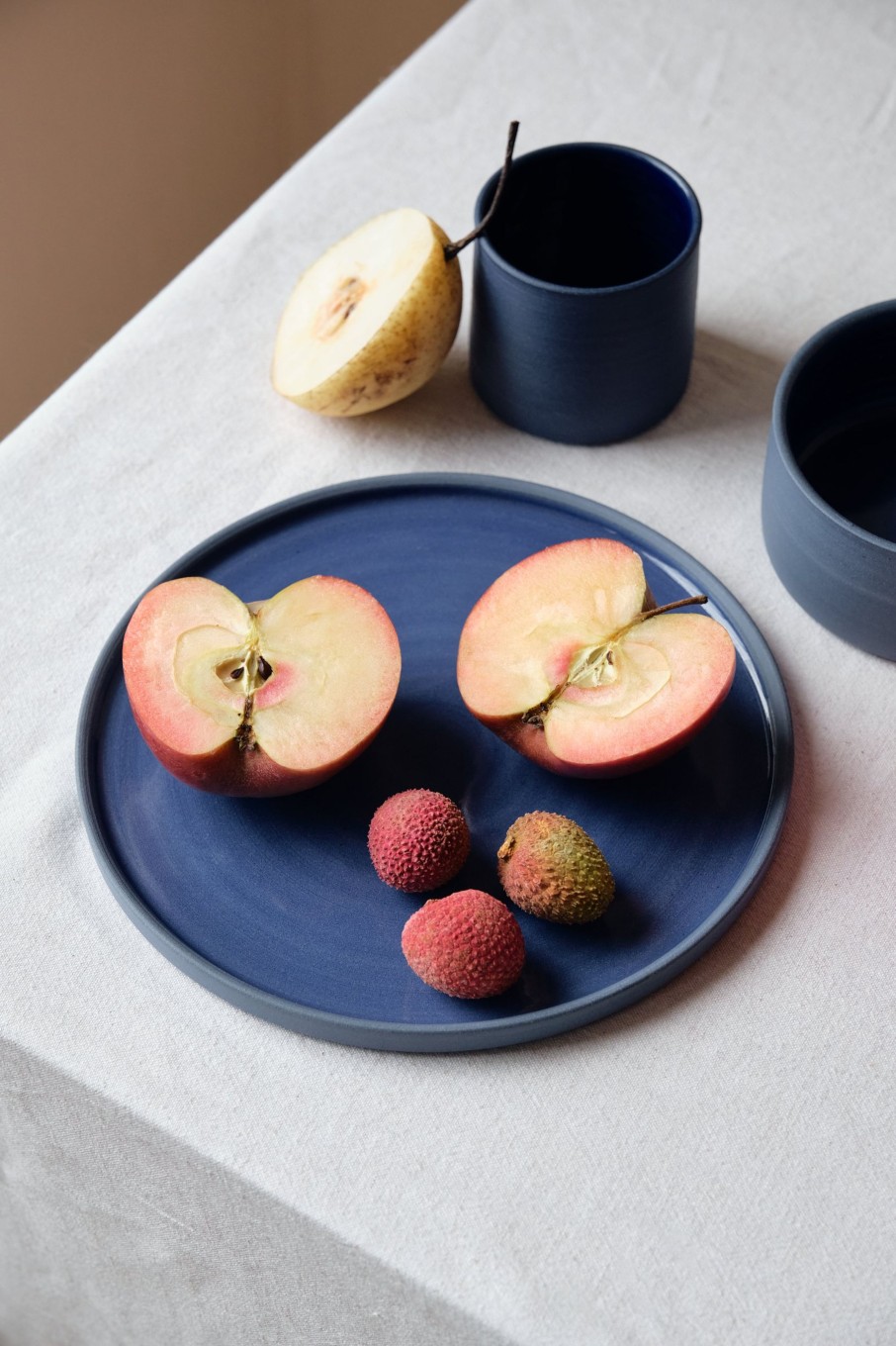 Ceramic POPHAMS | Cobalt Blue Breakfast Set By Andrea Roman