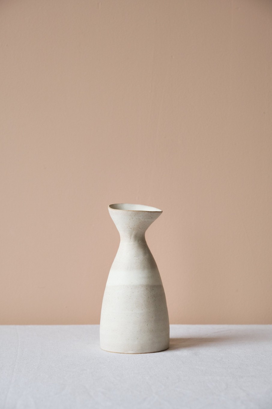 Ceramic POPHAMS | White Coiled Vessel By Jayne Kersten