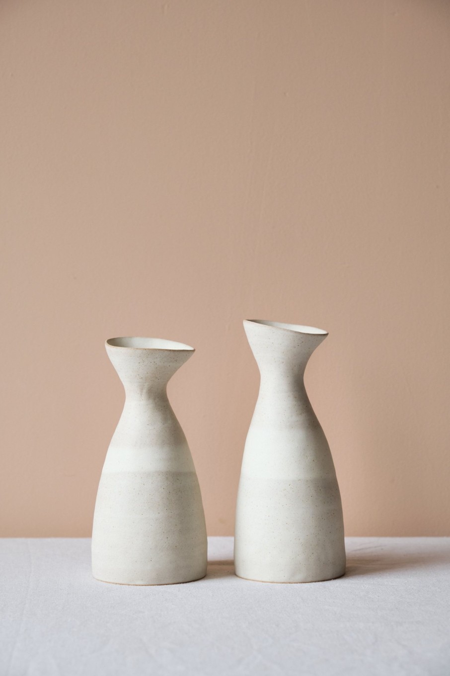 Ceramic POPHAMS | White Coiled Vessel By Jayne Kersten