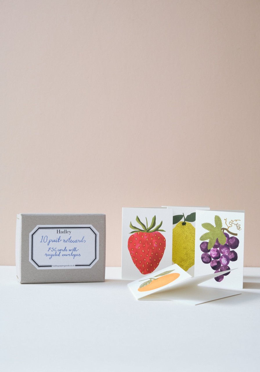 Greetings Cards POPHAMS | Fruit Salad Greetings Card Set By Hadley Paper Goods