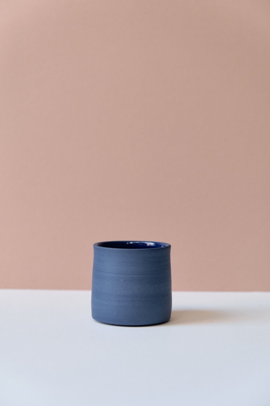 Ceramic POPHAMS | Cobalt Flat White Cup By Andrea Roman