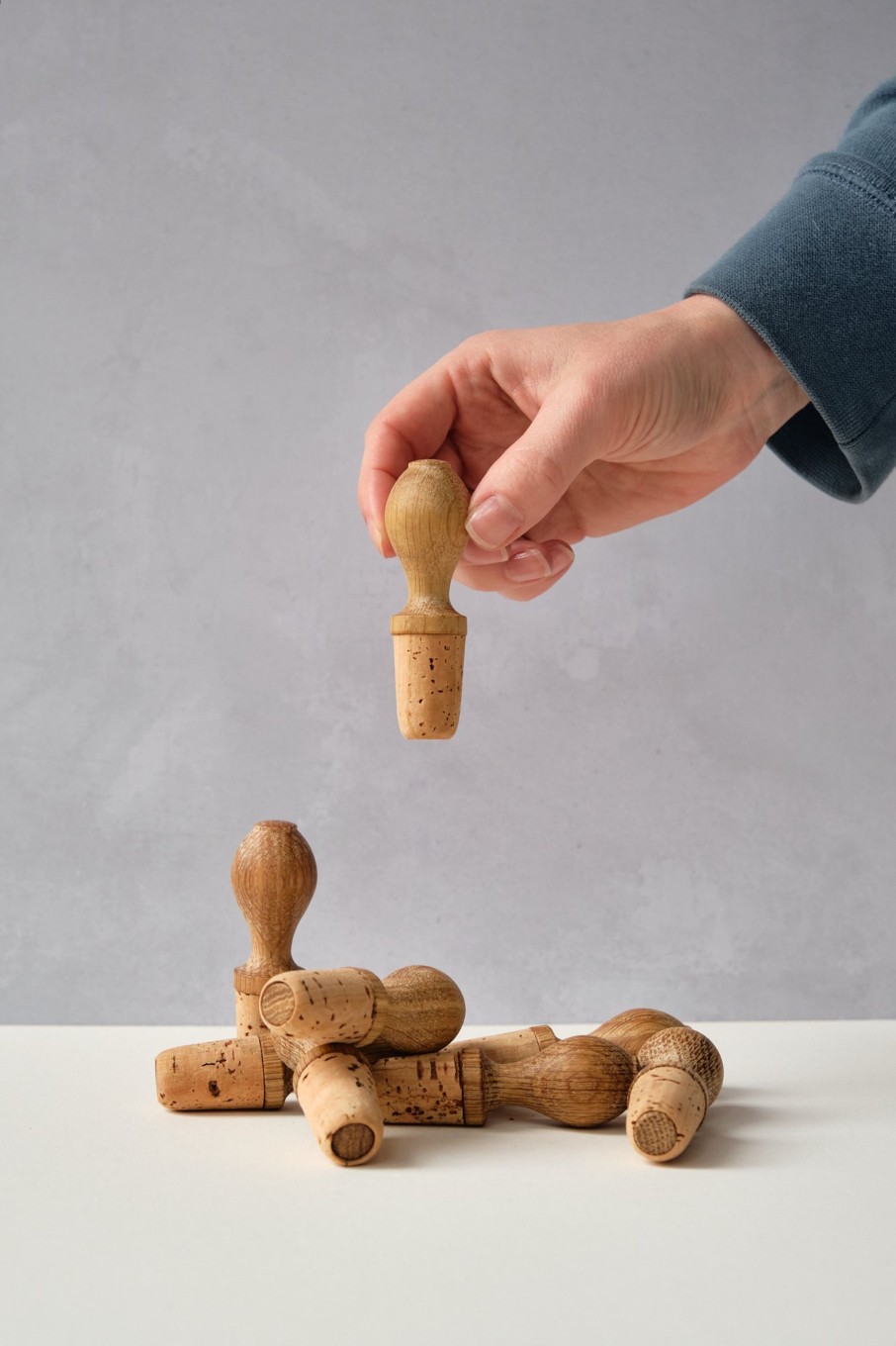 Wood POPHAMS | Oak Bottle Stopper