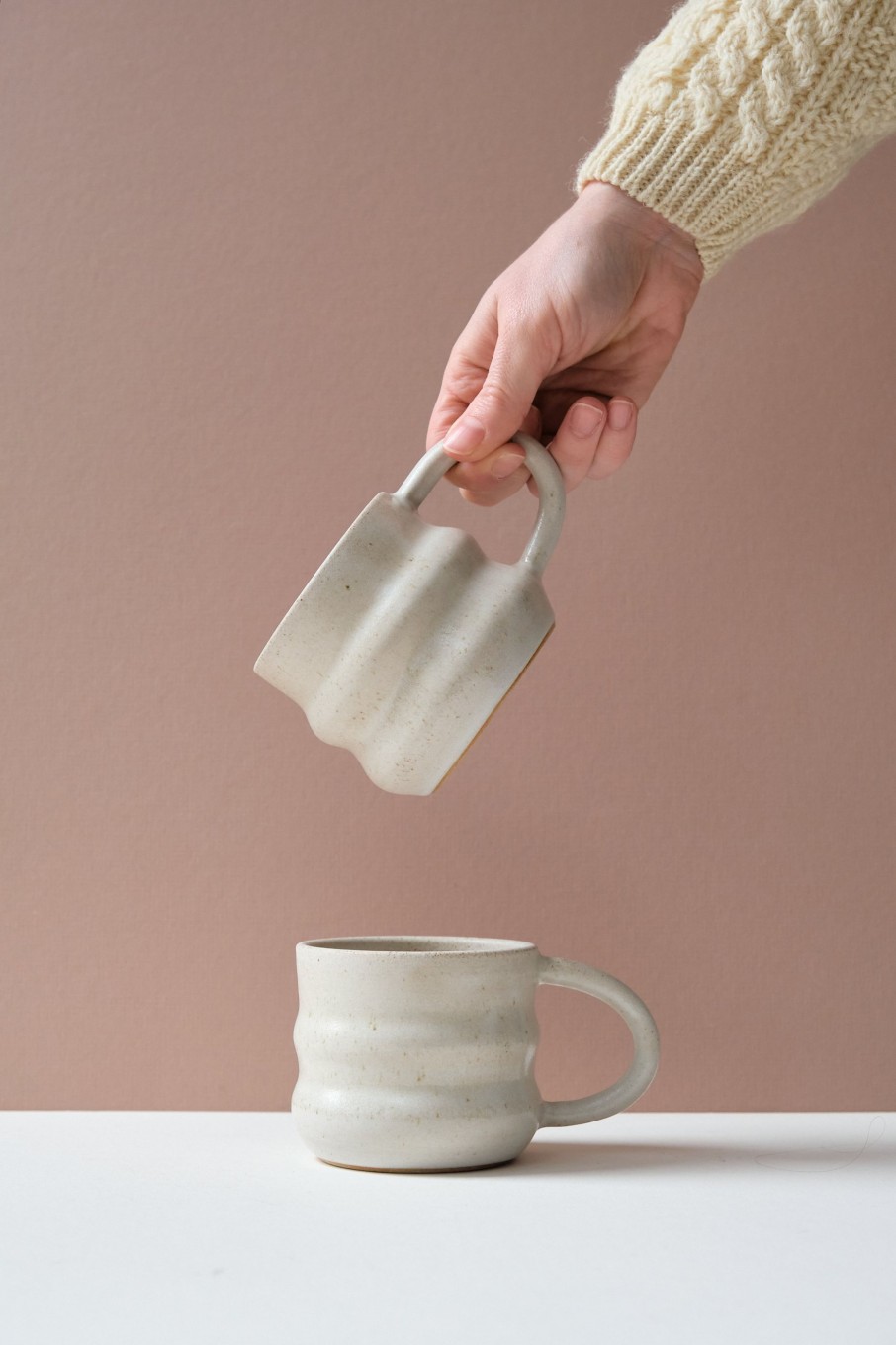 Ceramic POPHAMS | Wiggle Mug By Michelle Ceramics