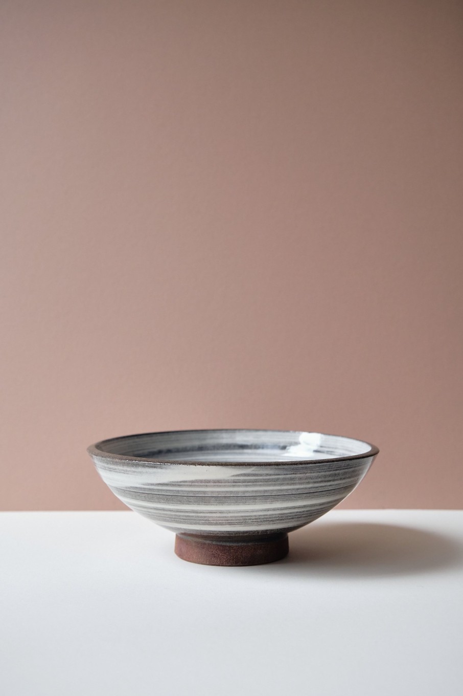 Ceramic POPHAMS | White Slip Glaze Fruit Bowl By Daniel Smyth