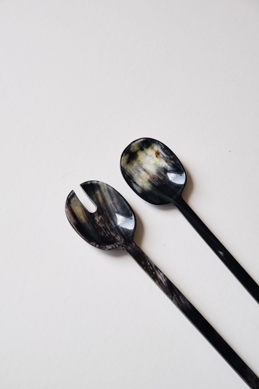 Dining POPHAMS | Slim Tortoiseshell Salad Servers